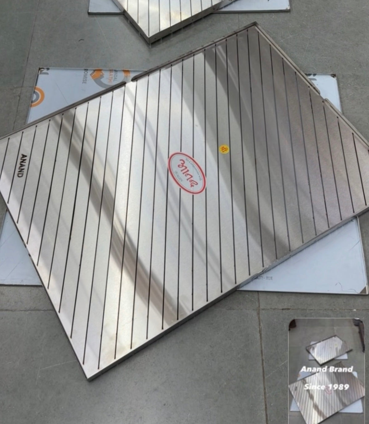 A Kaju Katli cutting Frame big 30×24 inches